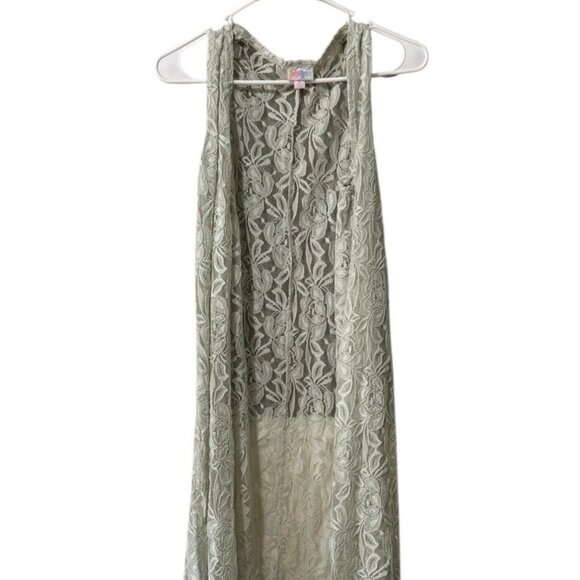 LuLaRoe Sweaters - LuLaRoe Women Size Small Lace Crocheted Open Front Duster Boho Festival‎ Witchy
